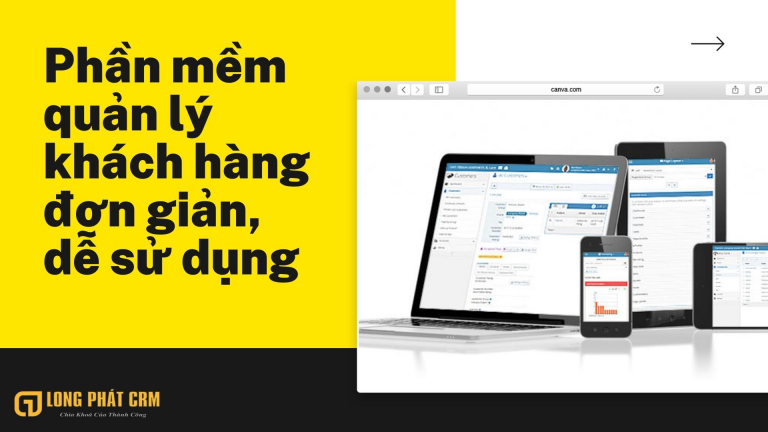 Phần mềm quản lý khách hàng đơn giản, dễ sử dụng