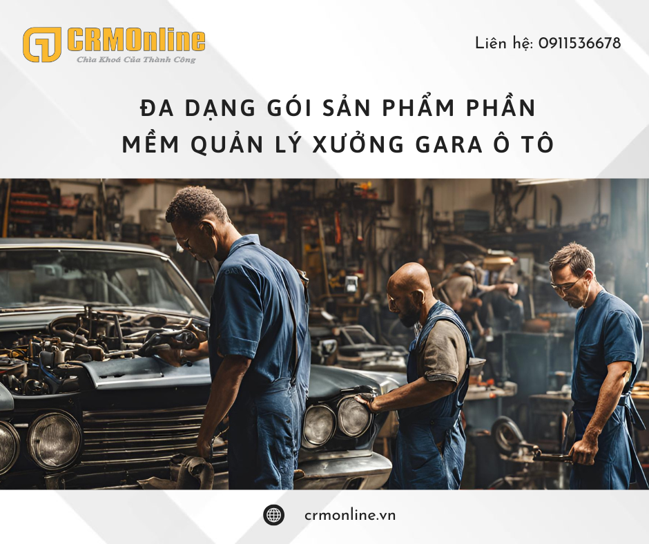 Gói sản phẩm phần mềm quản lý CRM