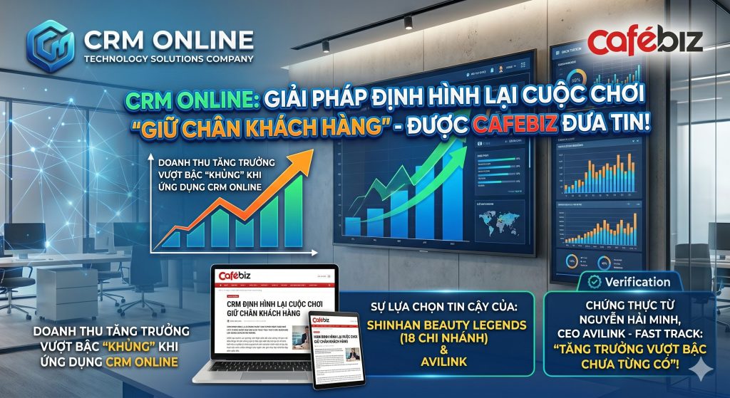 Chi phí quảng cáo tăng vọt? Khám phá giải pháp CRM All-In-One từ CRM Online Technology Solutions Company giúp tối ưu dữ liệu và giữ chân khách hàng hiệu quả.