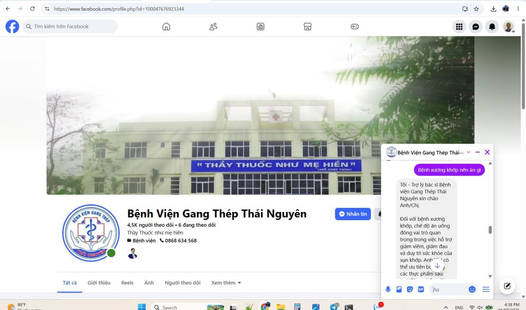 CRMOnline triển khai Chatbot AI tích hợp Gemini cho Bệnh viện Gang Thép Thái Nguyên